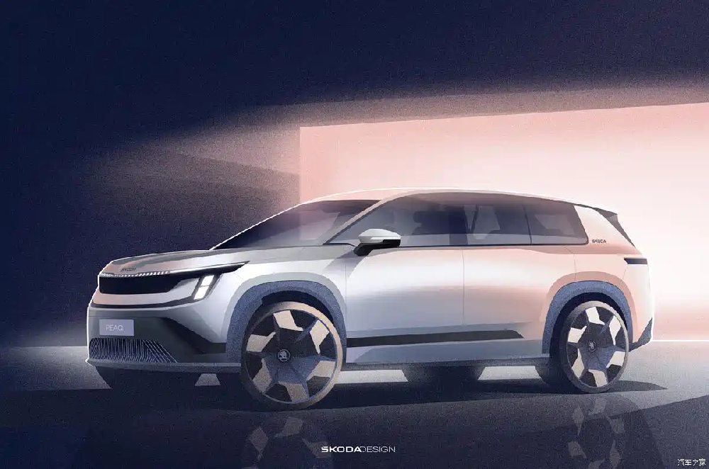Teaser images of the all-new flagship 7-seater all-electric ···