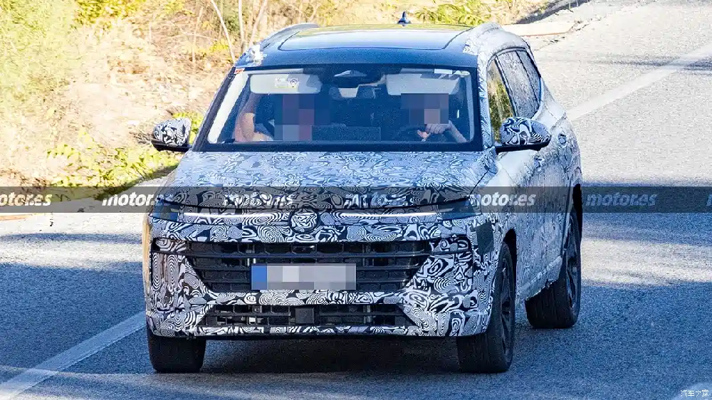 Spy shots of the all-new Volkswagen Tharu revealed: featuring a brand-new design style and a hybrid system capable of pure electric driving.